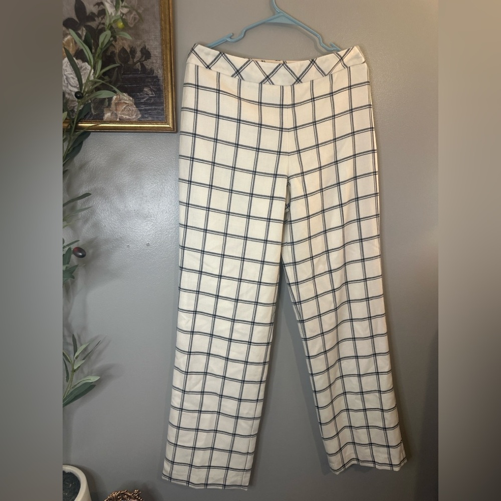 Pendleton 100% Virgin Wool Windowpane Trousers Us… - image 3